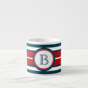 Monogram design espresso cup