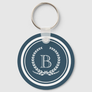 Monogram design key ring