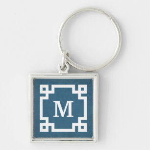 Monogram design key ring