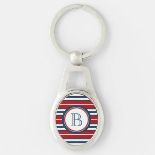 Monogram design key ring