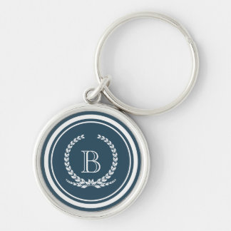 Monogram design key ring