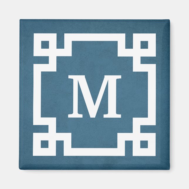 Monogram design magnet (Front)