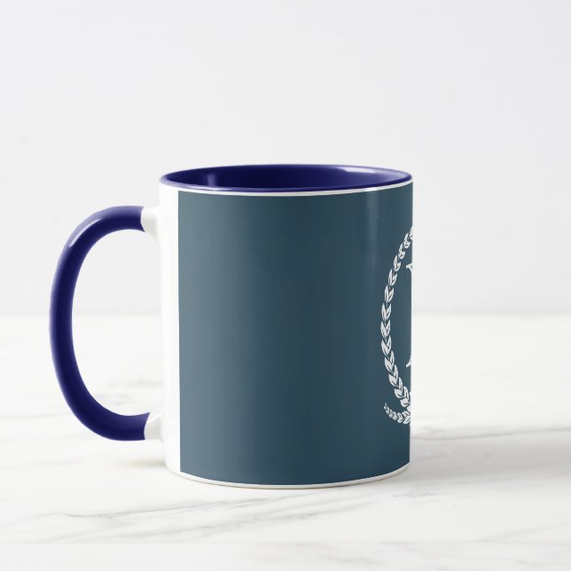 Monogram design mug (Left)