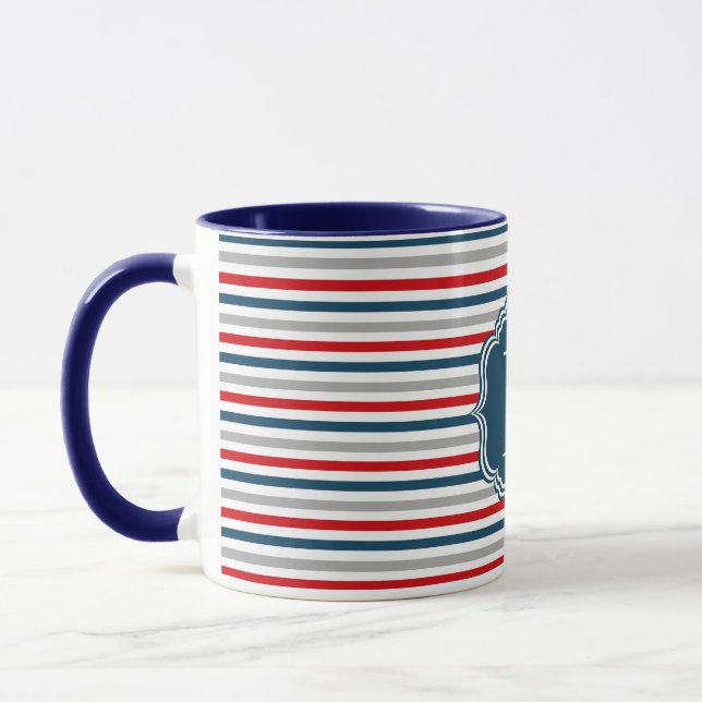 Monogram design mug (Left)