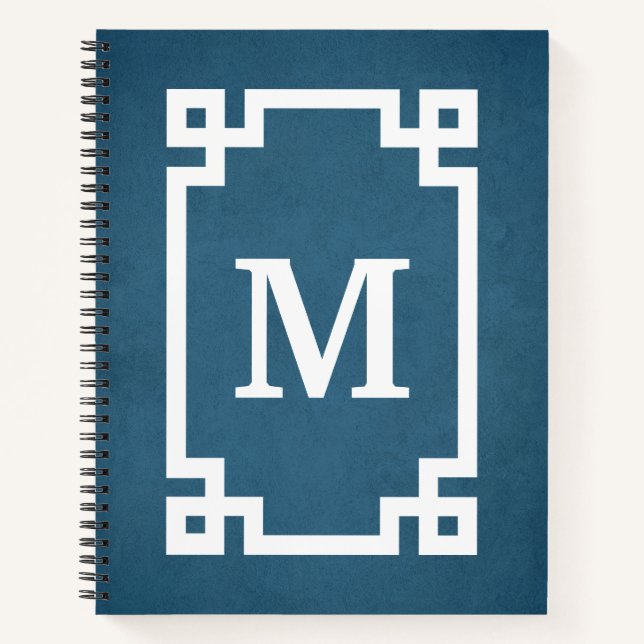 Monogram design notebook (Front)