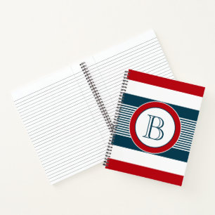 Monogram design notebook