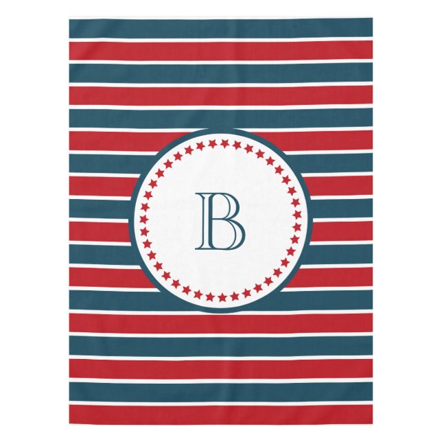 Monogram design tablecloth (Front)