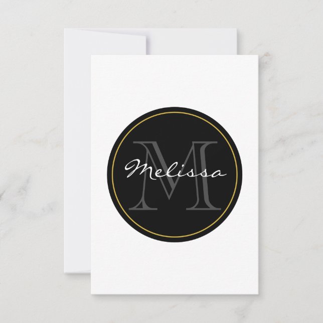 monogram design template (Front)
