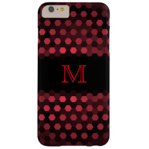 Monogram Desire Hexagons Pattern Barely There iPhone 6 Plus Case