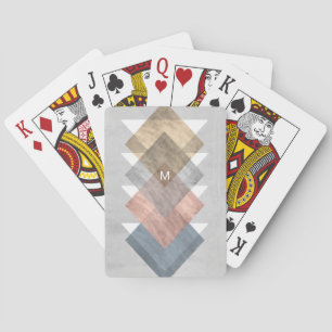 Monogram   Diamond Align I Playing Cards