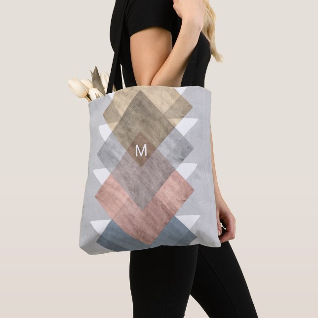 Monogram | Diamond Align I Tote Bag (Close Up)