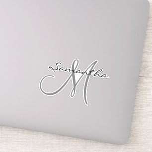 Monogram Die Cut Custom Personalised