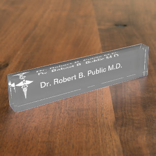 Doctor Desk Name Plates Zazzle Au