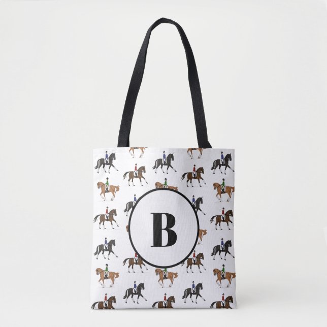 Monogram Dressage Tote Bag (Front)