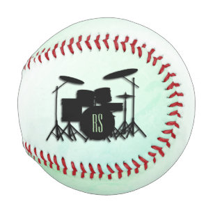 Monogram Drum Set Green Baseball