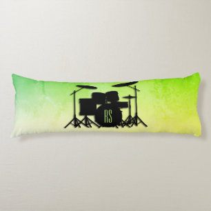 Monogram Drum Set Green Body Cushion