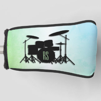 Monogram Drum Set Green Golf Head Cover