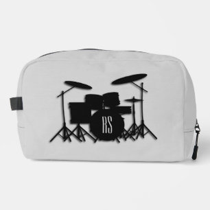 Monogram Drum Set Silver Dopp Kit