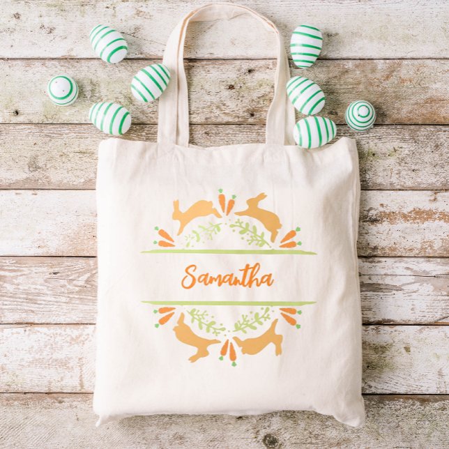 Monogram Easter Tote Bag (Creator Uploaded)