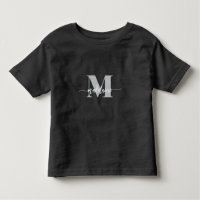 Monogram Elegant Black White