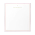 Monogram Elegant Blush Pink Gold Classy Small