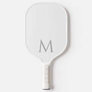 Monogram Elegant Design Template Double Sided Pickleball Paddle