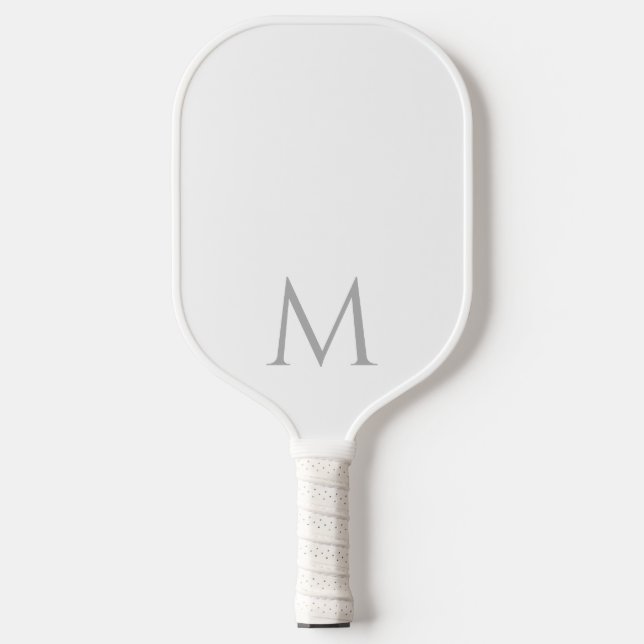 Monogram Elegant Design Template Double Sided Pickleball Paddle (Front)