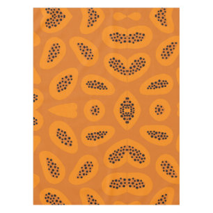 Monogram Elegant Papaya Pattern Tablecloth