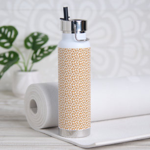  Monogram Elegant Papaya Pattern  Water Bottle