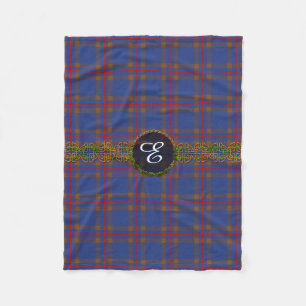 Monogram Elliot Tartan Fleece Blanket