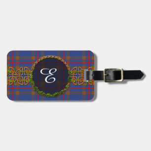 Monogram Elliot Tartan Luggage Tag