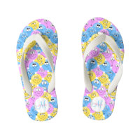 Monogram - Emoji Design Funny Pastel Faces