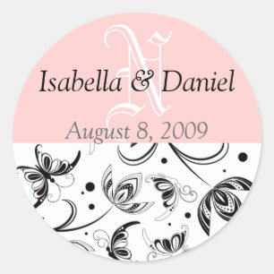 Monogram Envelope Seals For Wedding Invitations