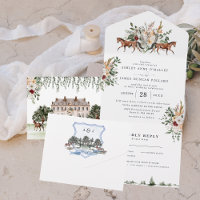 Monogram | Equestrian English Manor Wedding