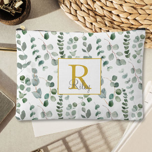Monogram Eucalyptus Pattern Accessory Pouch