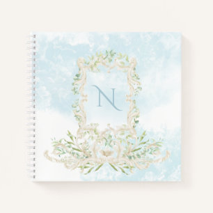 Monogram Eucalyptus Vintage Frame Notebook