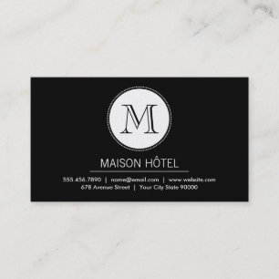Monogram Executive Business Card