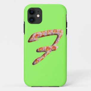 Monogram F in Roses Pattern Iphone cases