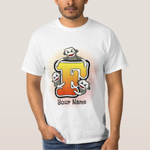 Monogram F Sock Monkey  T-Shirt