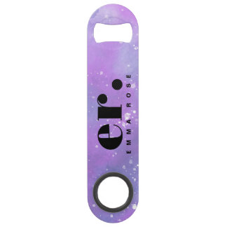 Monogram fantasy watercolor Stylish Modern Minimal