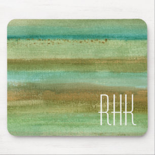 Monogram   Fields in Spring I Mouse Pad