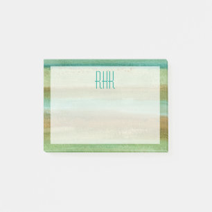 Monogram   Fields in Spring I Post-it Notes