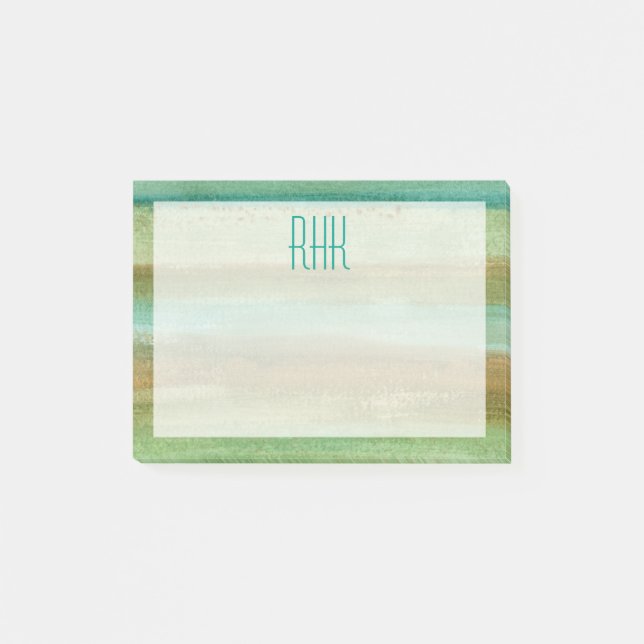 Monogram | Fields in Spring I Post-it Notes (Front)