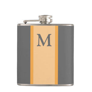Monogram Flask Groomsman Gift