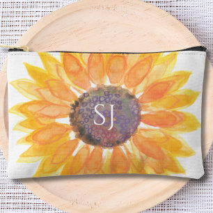 Monogram Floral Accessory Pouch