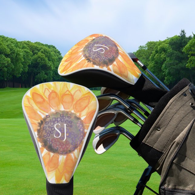 Monogram Floral Golf Head Cover (Creator Uploaded)
