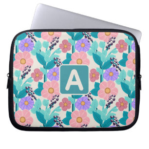 Monogram Floral Laptop Sleeve