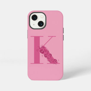 Monogram Floral Letter K iPhone Case