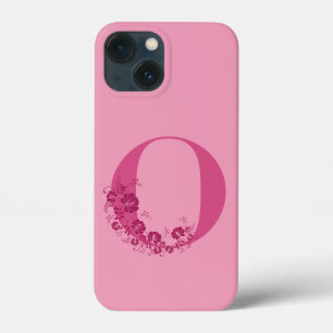 Monogram Floral Letter O iPhone Case