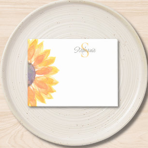 Monogram Floral Post-it Notes